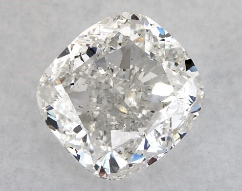 GIA 2.00 Carat H-SI2 Good Cut Cushion Modified Diamond
